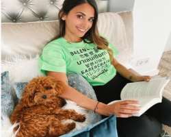 The star is also a parent to a cute dog alongside her three sons.